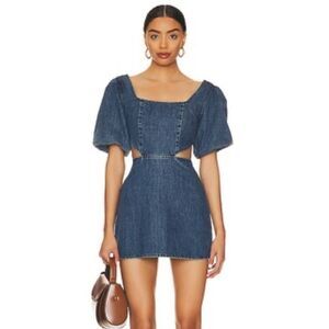 Show Me Your Mumu City Cut Out Dress in Deep End